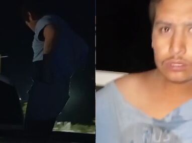 Ante la dificultad del terreno, la brigada vecinal comenzó a peinar las brechas tanto a bordo de camionetas como a pie.