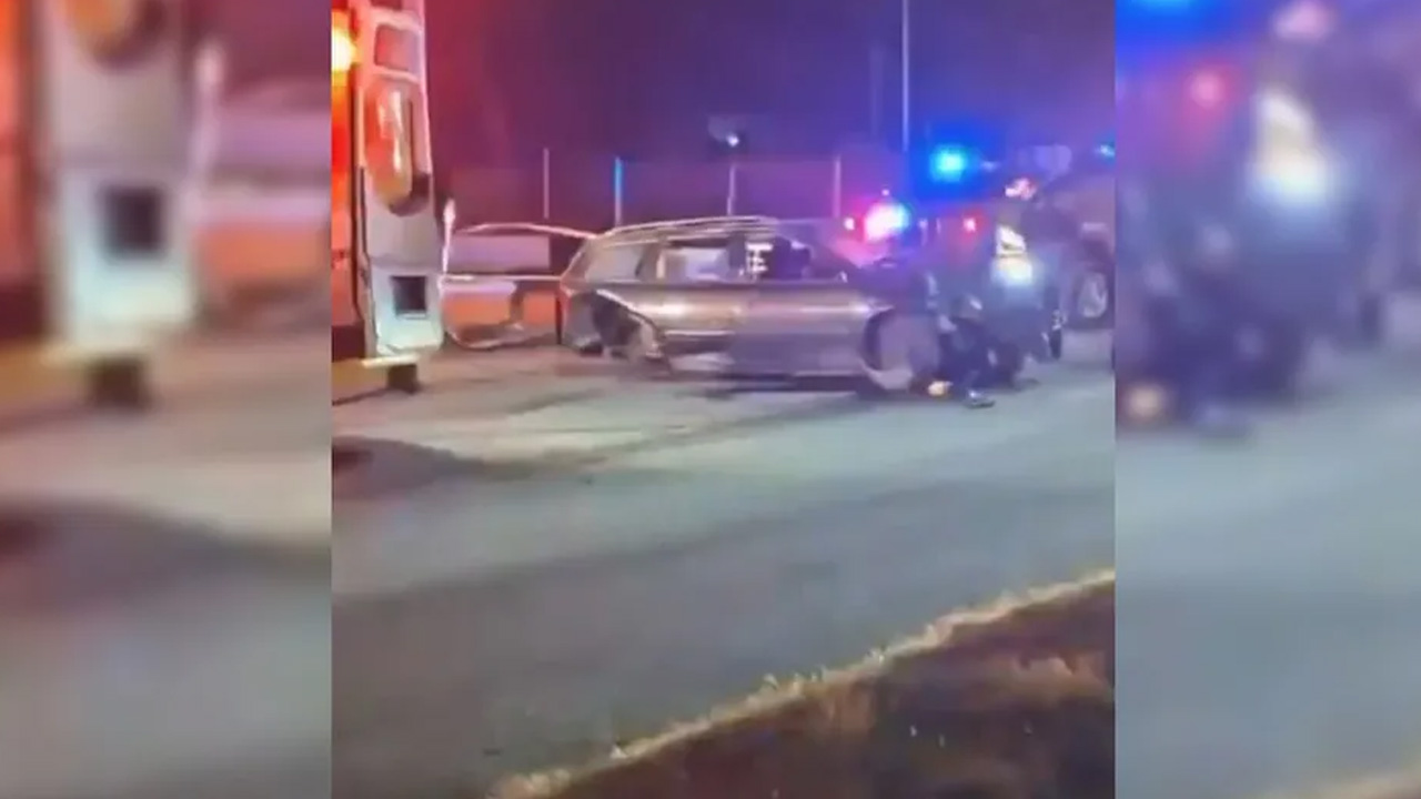 Un automovilista resultó gravemente lesionado tras perder el control de su vehículo y chocar contra un poste de energía eléctrica sobre la Carretera Nacional.