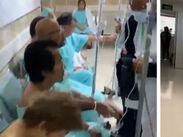 Imágenes captadas en el HGZ-15 del IMSS muestran a pacientes en camillas alineadas en pasillos / Derechohabiente IMSS