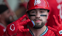 Julián Ornelas destacó en la serie frente a Yucatán y fue nombrado MVP del encuentro. | @DiablosRojosMX