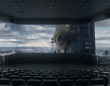 Screen X es un formato de 270 grados para los cines | Tomado de Secret HQ vía Facebook
