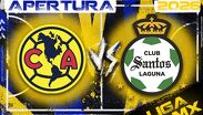 América y Santos Laguna buscan sumar de a tres en el Banorte