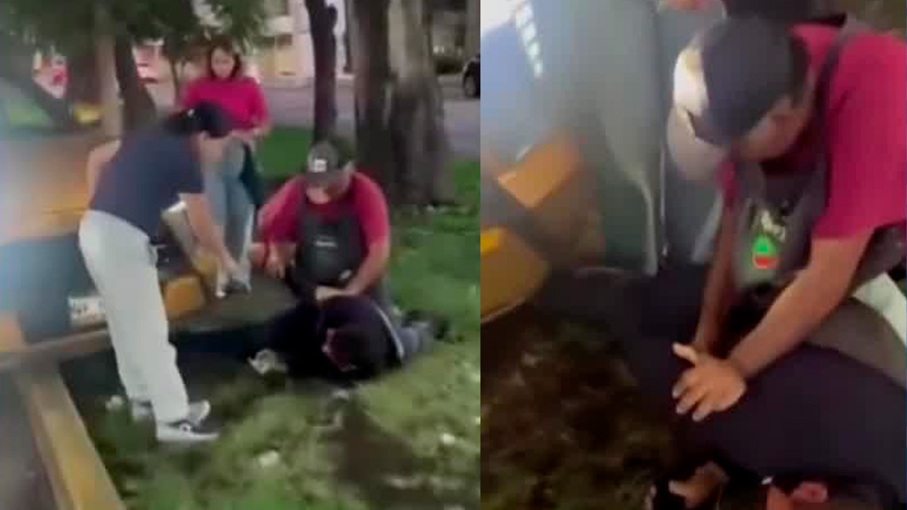 Ciudadanos detienen a presunto ladrón señalado por dos mujeres en Puebla