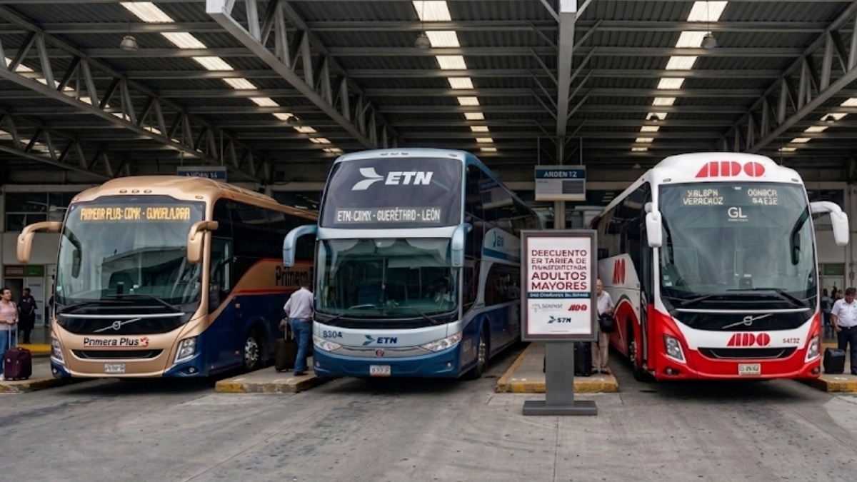 Descuentos Primera Plus, ETN y ADO para adultos mayores | Generada con Gemini