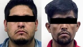 Los detenidos fueron identificados como Rigoberto “N” de 32 años y Óscar “N” de 33./ Especial