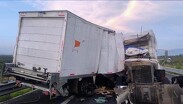Las filas de tráfico alcanzaron hasta los 10 kilómetros con dirección hacia Puebla / Apolonia Amayo