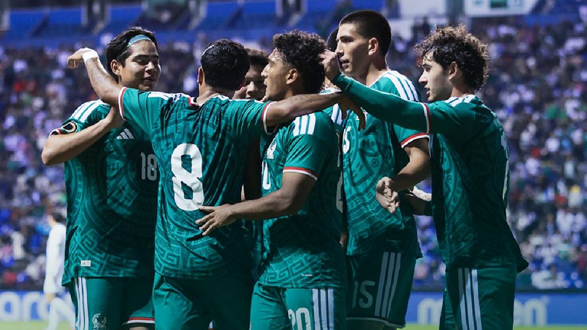 Hugo Camberos de Chivas, anotó para México en los 3 partidos de Fase de Grupos del Premundial 2026 / Selección de México