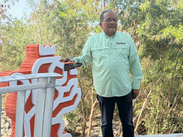 Mijes coloca monumento a la corrupción ante Puente de la Virgen