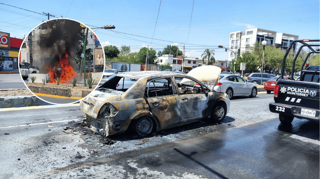 Aito se incendia por completo en la avenida Alfonso Reyes en Country.