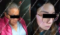Captan en video la detención de Virginia 'N' y Diana 'N' en una cafetería. / Carlos Jiménez