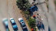Los hechos ocurrieron sobre la carretera federal Zitácuaro-Toluca, a la altura del acceso a la ciudad en el Oriente del estado