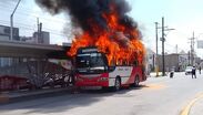 Las autoridades informaron que el conductor del autobús abandonó el lugar antes del arribo de los cuerpos de auxilio.