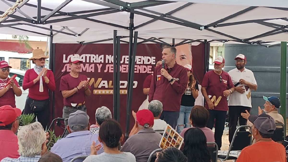 Waldo Fernández señaló que confía en que encuestas lo favorecerán en proceso interno de Morena.  | Lolita Lastra