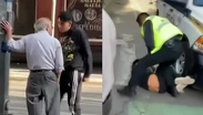 Adulto mayor es agredido por joven; botón de pánico logra su detención