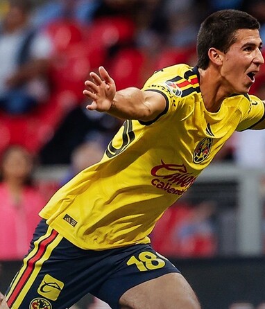 Alejandro 'Coco' Cárdenas metió su primer gol con América en primera división / @ClubAmerica
