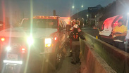 Ambulancia de Protección Civil de García choca contra muro en Monterrey