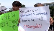 Aspirantes seleccionados de la UNAM se manifiestan en Ciudad Universitaria; están en contra de repetir el examen. | Telediario