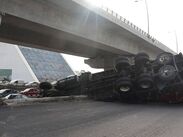 La autopista México-Puebla suele registrar tráfico por siniestros viales; recomendamos circular con precaución / Agencia Es Imagen