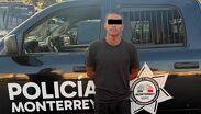Capturan a motociclista de 19 años con vehículo robado en Monterrey.| Cortesía