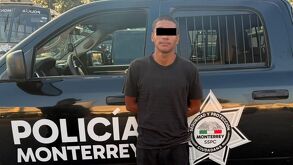 Capturan a motociclista de 19 años con vehículo robado en Monterrey.| Cortesía