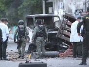 Tras la primera detonación, fueron lanzados varios artefactos explosivos en el mismo sector | Mario Caicedo