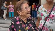 Doña Sofia Torres Alvarez ha asistido al novenario del Santo Cristo de la capilla desde los 7 años.