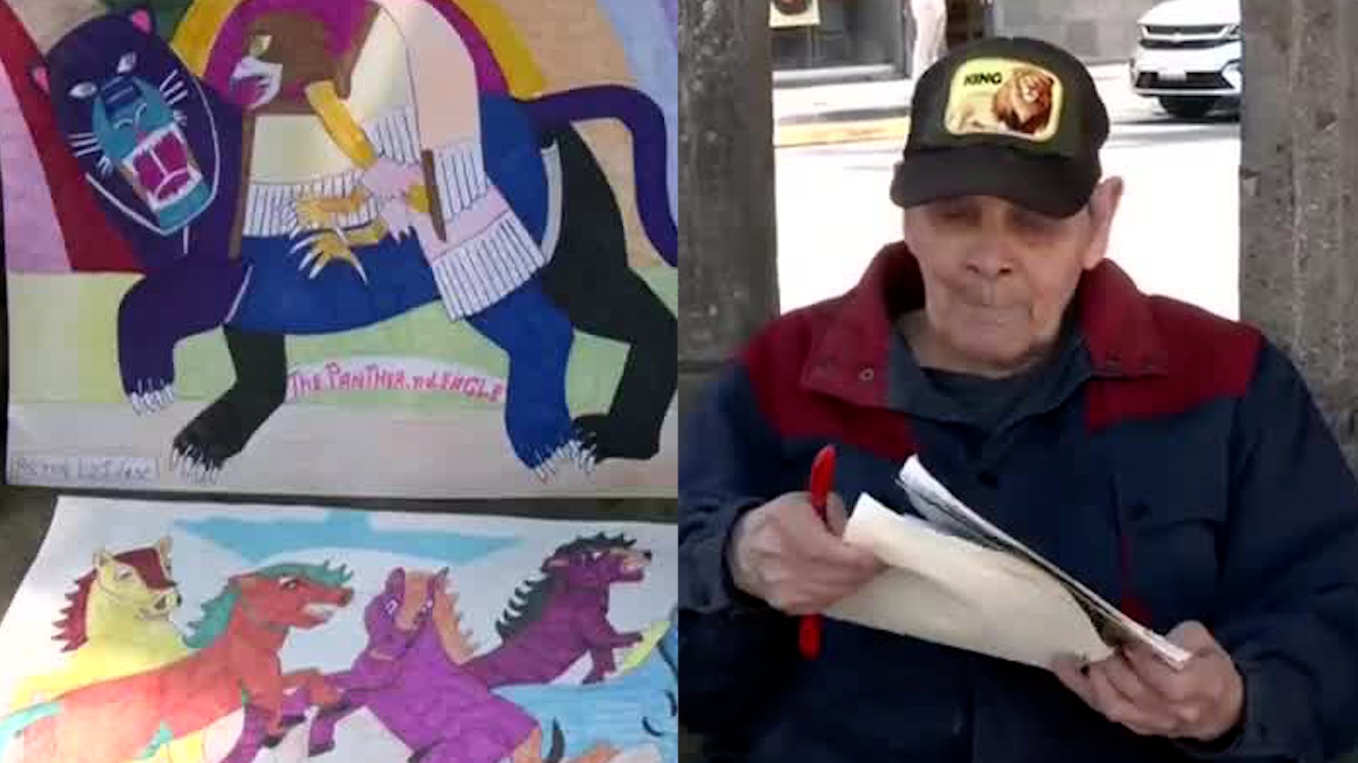 De dormir en la calle a vender arte internacional: la historia del artista Don Baldemar