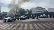 El enfrentamiento ocurrió a las afueras de la casa de Gobierno de Michoacán en la ciudad de Morelia