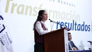 La fiscal, Bertha Alcalde, retomó información del INEGI sobre crímenes dolosos | FGJCdMx