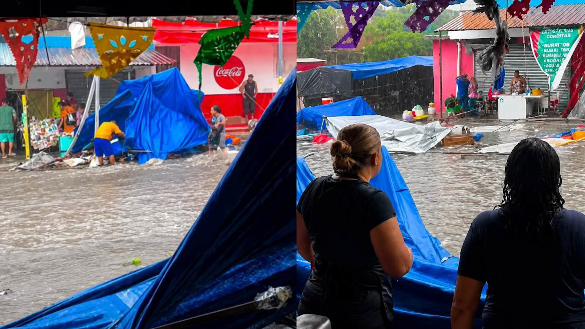 Fuertes lluvias dejan estragos en todo el Valle de México; colapso de estructuras y concierto de Harry Styles