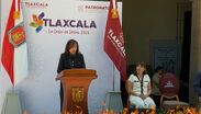La gobernadora Lorena Cuéllar presenta la edición 2026 de la Feria de Ferias, destacando la inauguración del recinto / Gobierno de Tlaxcala