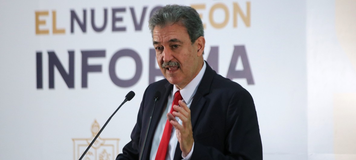 Hernán Villarreal, secretario de Movilidad en Nuevo León. / Leonel Rocha