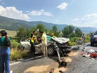 La circulación permaneció parcialmente cerrada durante más de cuatro horas tras e accidente.