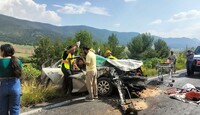 La circulación permaneció parcialmente cerrada durante más de cuatro horas tras e accidente.