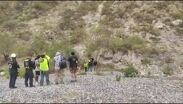 Rescatan a cinco jóvenes atrapados en un precipicio de la Huasteca, en Santa Catarina