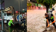 Tormenta con granizo afecta el Metro y deja severas inundaciones en CdMx