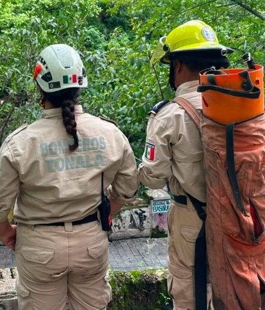 Autoridades de Tonalá y Guadalajara realizan la búsqueda del menor en la zona de Las Pilitas en la Barranca de Oblatos | Comisaría de Tonalá