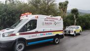 Cuerpos de auxilio acudieron al Ejido Los Aguacates para atender a los afectados. | Especial