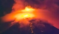 Erupción del Volcán de Fuego en Guatemala. / Redes sociales