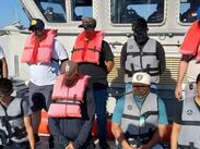 Los implicados fueron puestos bajo la supervisión de la Patrulla Fronteriza para definir su situación legal.