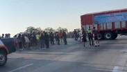El percance ocurrió la mañana de este martes en el kilómetro 164 de la carretera federal 57. | Redes sociales.