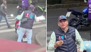 Policías de tránsito dejan ir a motociclista sin casco por ser funcionario