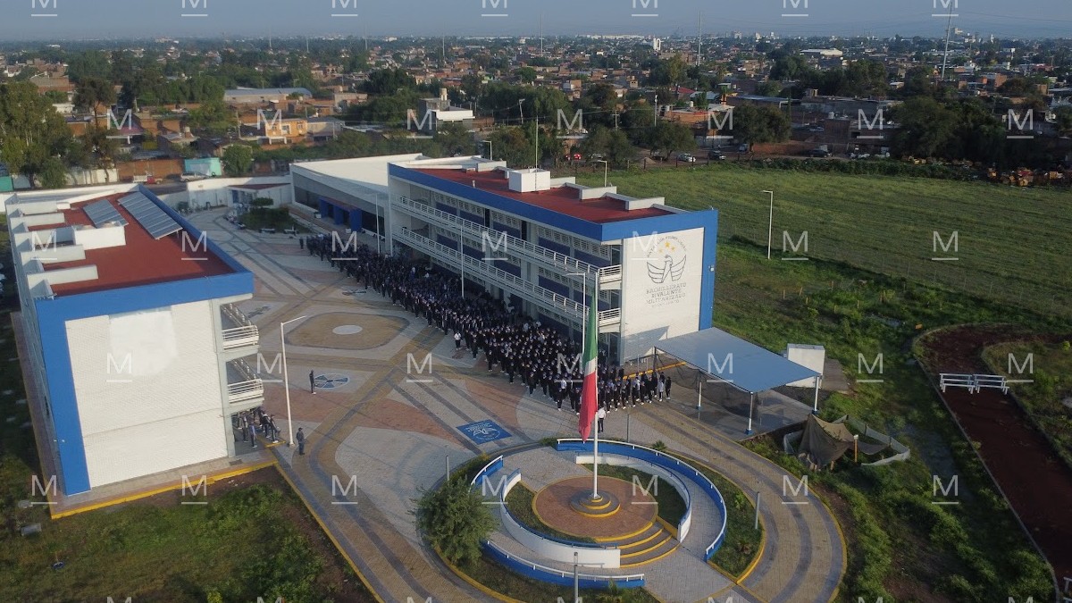 Preparatoria militarizada en Guanajuato. | Dany Béjar.