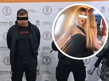 El vinculado fue capturado en un operativo en San Juan de Ocotán. | Fotos: Fiscalía de Jalisco y Valeria Márquez vía IG.