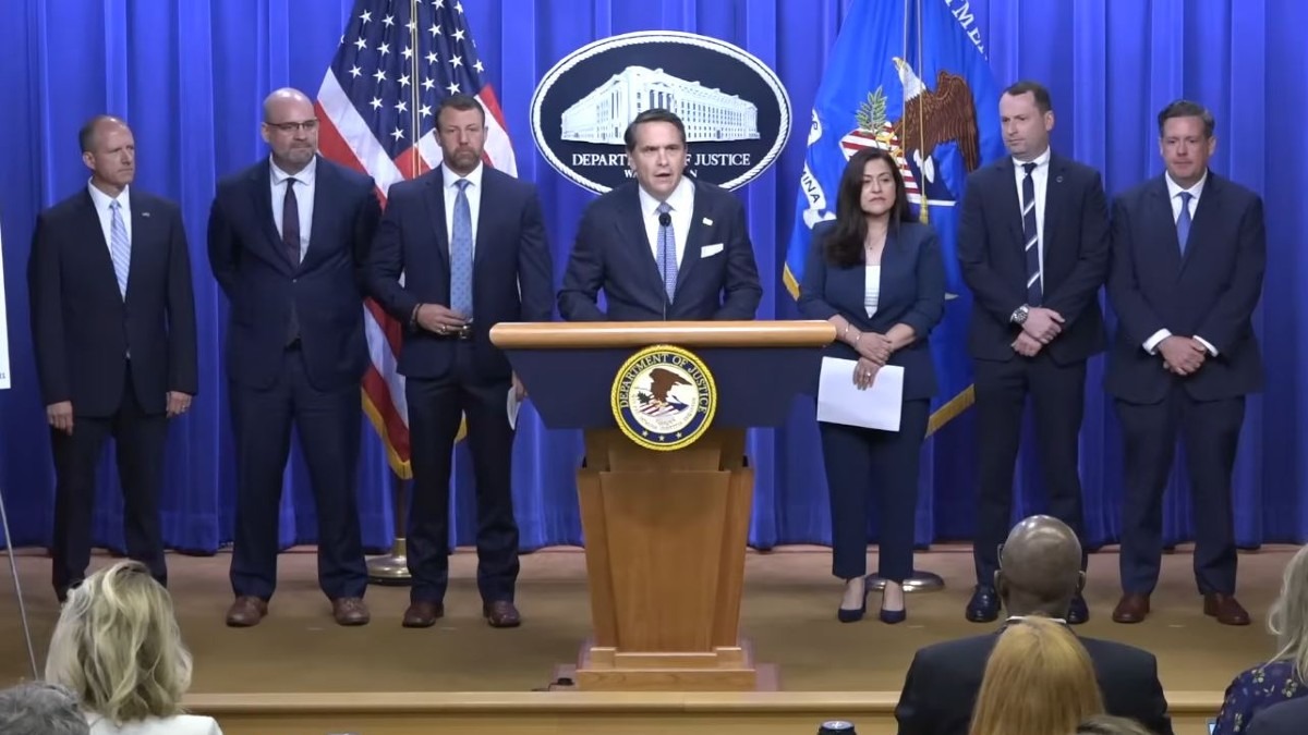 Las acusaciones fueron dadas por Fiscales de la División Penal del Departamento de Justicia de Estados Unidos |  The Justice Department
