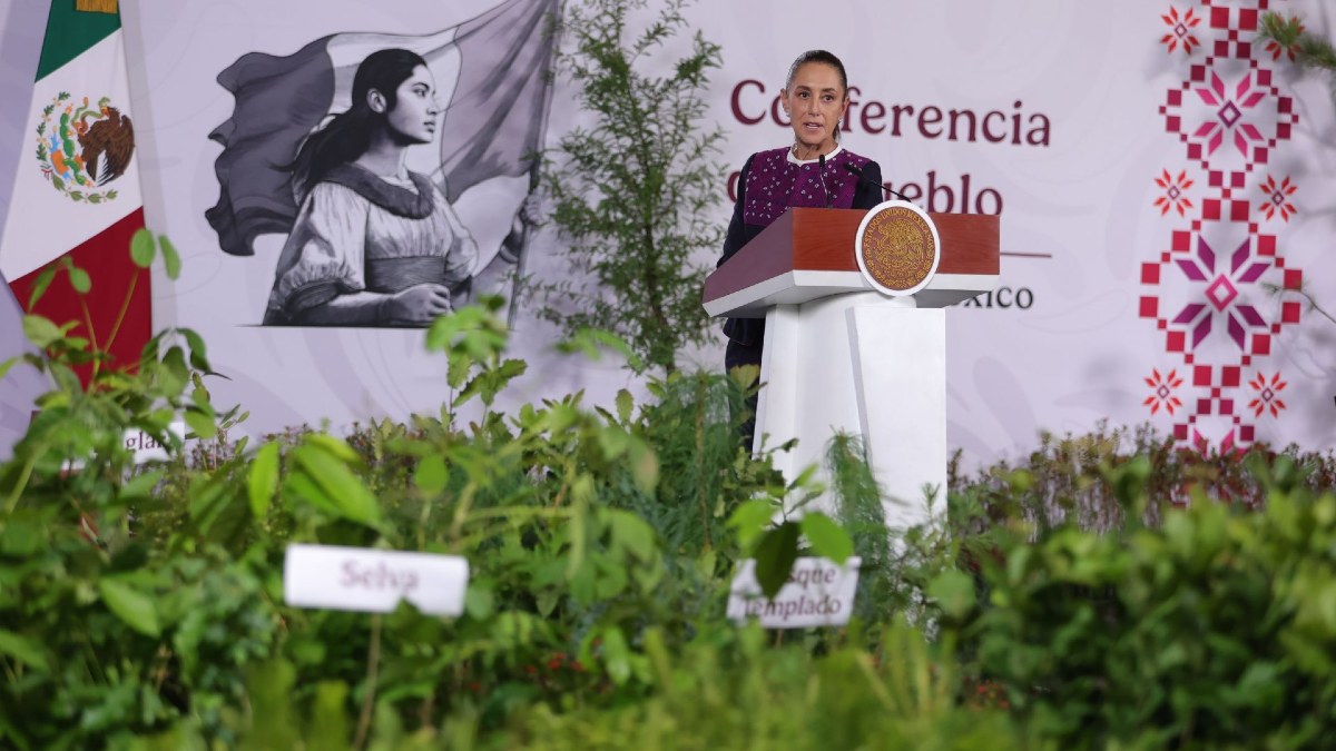 La presidenta Claudia Sheinbaum habló sobre la Jornada Nacional de Reforestación en la conferencia matutina “Las mañaneras del pueblo” | Cuartoscuro