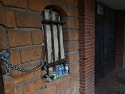 Vivienda involucrada en un despojo de la colonia Del Valle, la cual se encuentra resguardada. / Cuartoscuro