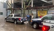 La zona fue acordonada por elementos de la Policía Municipal tras la muerte del trabajador