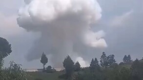 Explosión en taller de pirotecnia en Zinacantepec. / Redes sociales