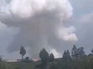 Explosión en taller de pirotecnia en Zinacantepec. / Redes sociales
